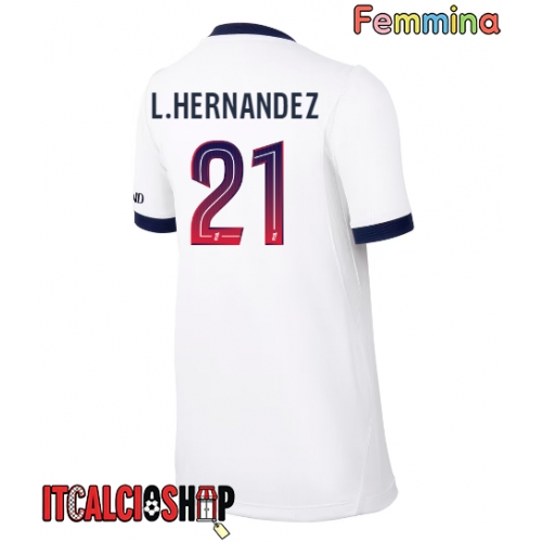 Paris Saint-Germain Lucas Hernandez #21 Seconda Maglia Femmina 2026-27 Manica Corta